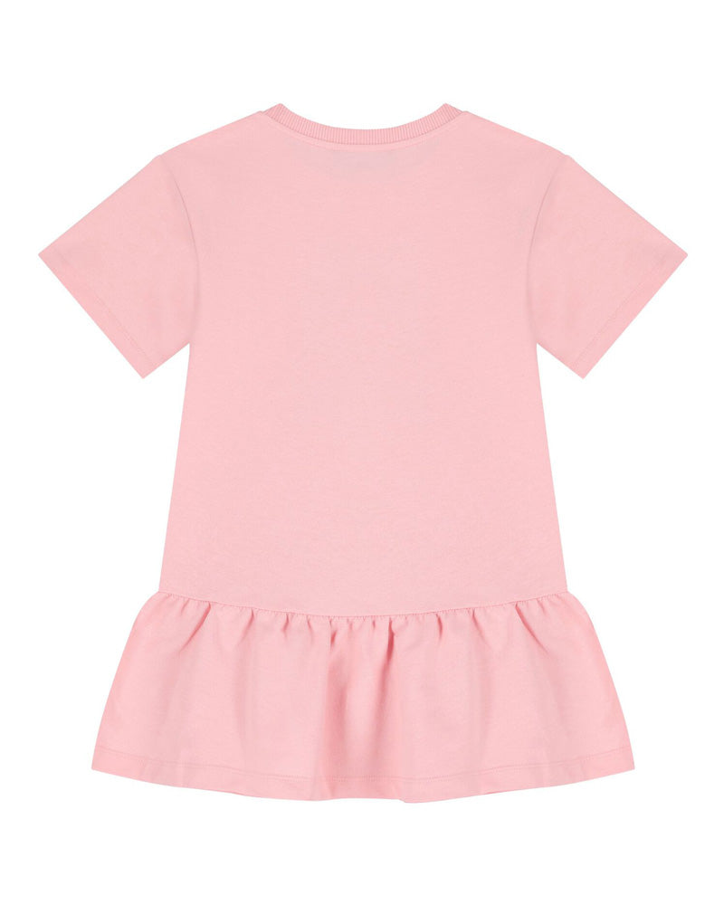 Girls Pink Toy Bear Dress