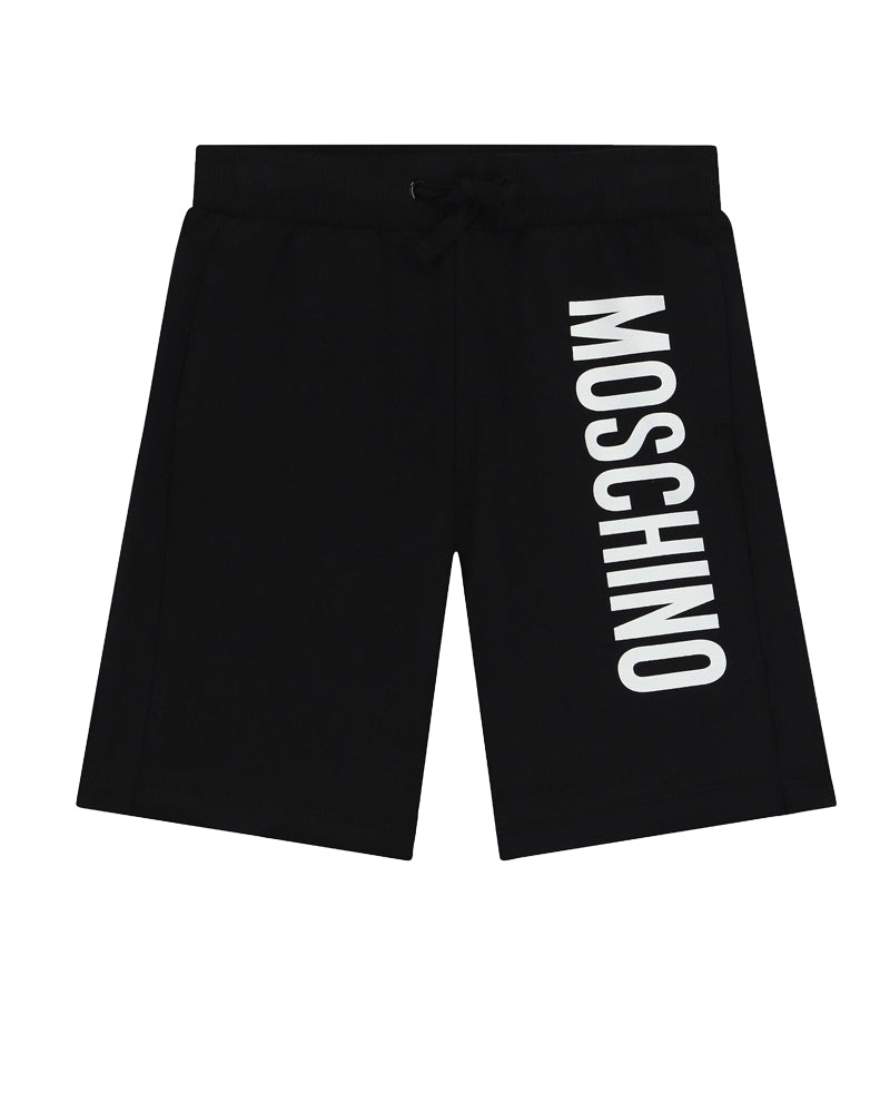 Boys Black Logo Shorts