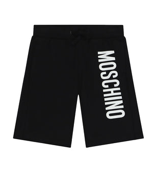 
  
    Moschino
  
 Boys Black Logo Shorts