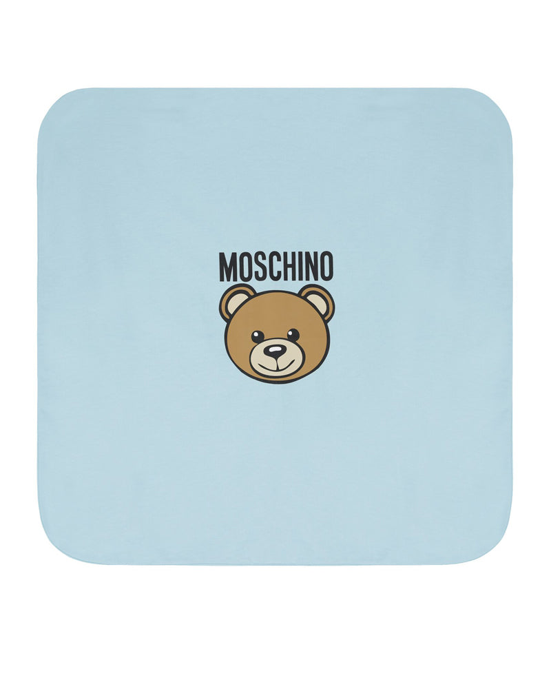 
  
    Moschino
  
 Baby Boys Blue Cotton Bear Blanket