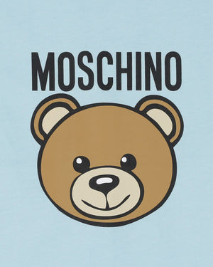 
  
    Moschino
  
 Baby Boys Blue Cotton Bear Blanket