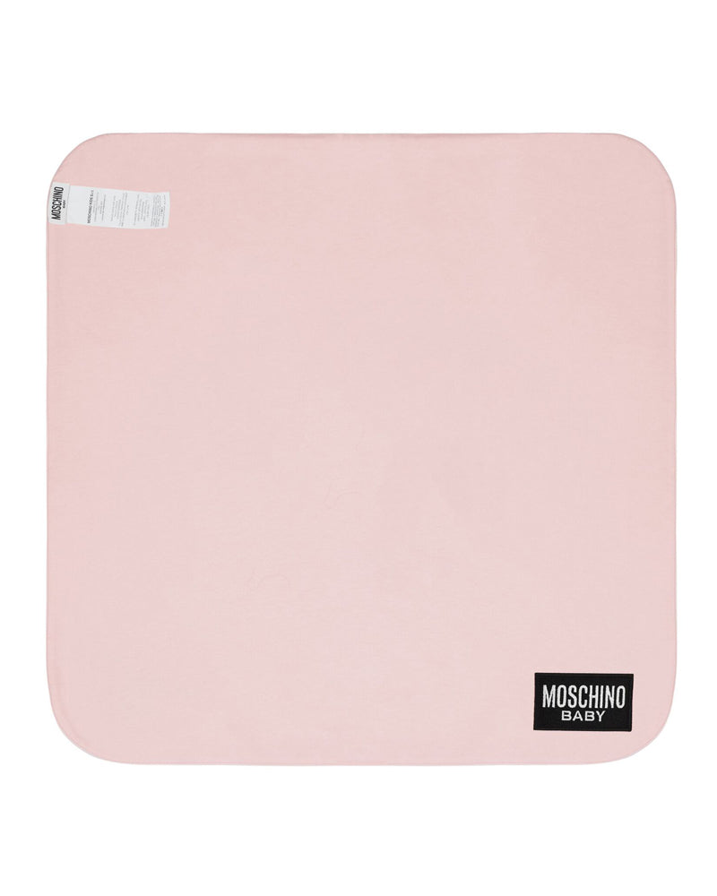 Baby Girl Pink Bear Logo Blanket