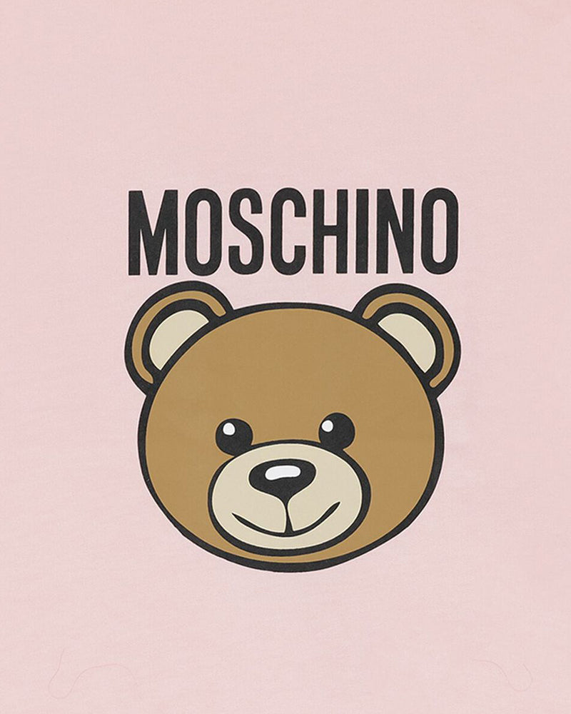 
  
    Moschino
  
 Baby Girls Pink Cotton Bear Blanket