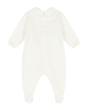 
  
    Moschino
  
 Baby Ivory Teddy Onesie