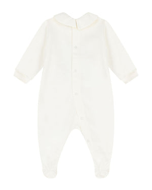 
  
    Moschino
  
 Baby Ivory Cotton Bear Onesie