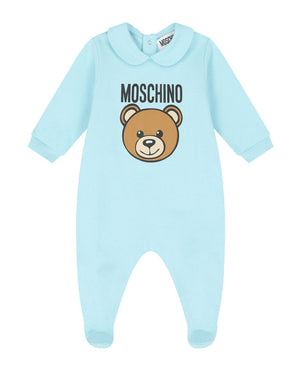 
  
    Moschino
  
 Baby Boys Blue Teddy Onesie