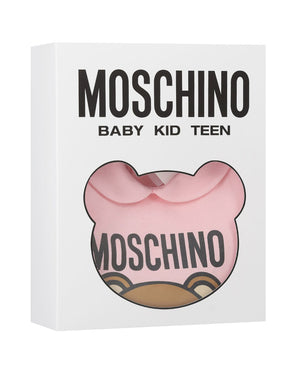 
  
    Moschino
  
 Baby Girls Pink Bear 3 Piece Gift Set