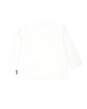 
  
    Moschino
  
 Baby White Logo Patch Top