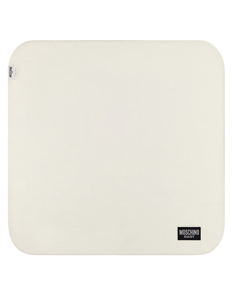 Baby White Bear Logo Blanket