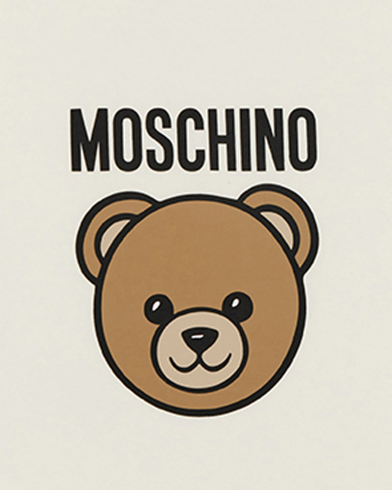 Baby White Bear Logo Blanket