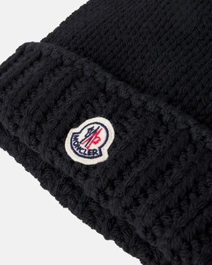 
  
    Moncler
  
    Enfant
  
 Black Knit Wool Hat