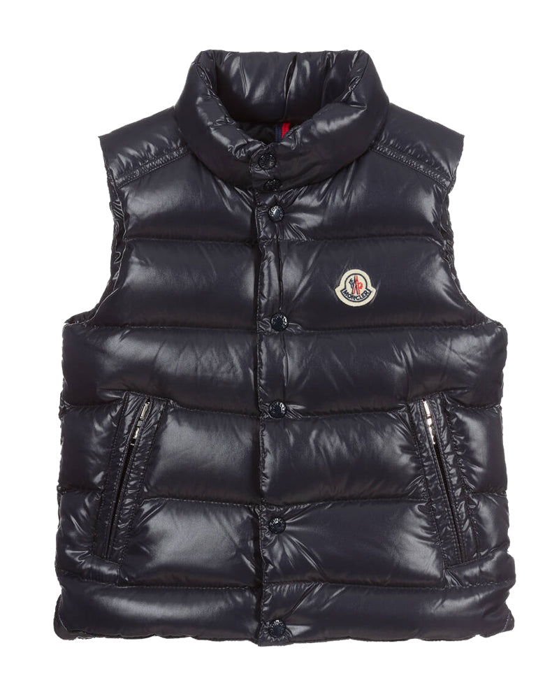 Moncler Kids Enfant Boys Navy Tib Vest - Main Image