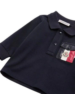 
  
    Moncler
  
    Enfant
  
 Baby Boys Navy Tricolour Logo Polo