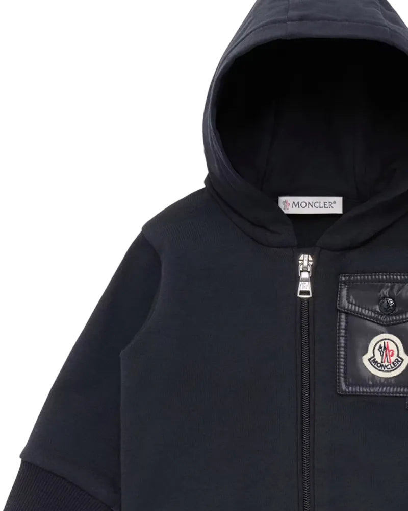 
  
    Moncler
  
    Enfant
  
 Baby Boys Navy Cotton Logo Tracksuit