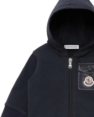 
  
    Moncler
  
    Enfant
  
 Baby Boys Navy Cotton Logo Tracksuit