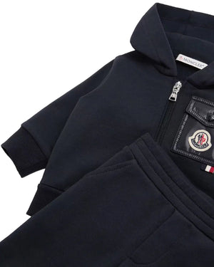 
  
    Moncler
  
    Enfant
  
 Baby Boys Navy Cotton Logo Tracksuit