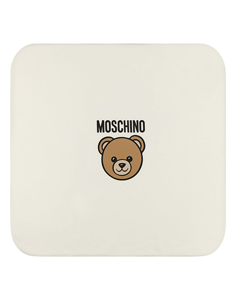 
  
    Moschino
  
 Baby Ivory Cotton Bear Blanket