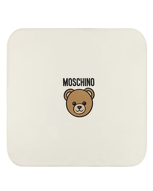 
  
    Moschino
  
 Baby Ivory Cotton Bear Blanket