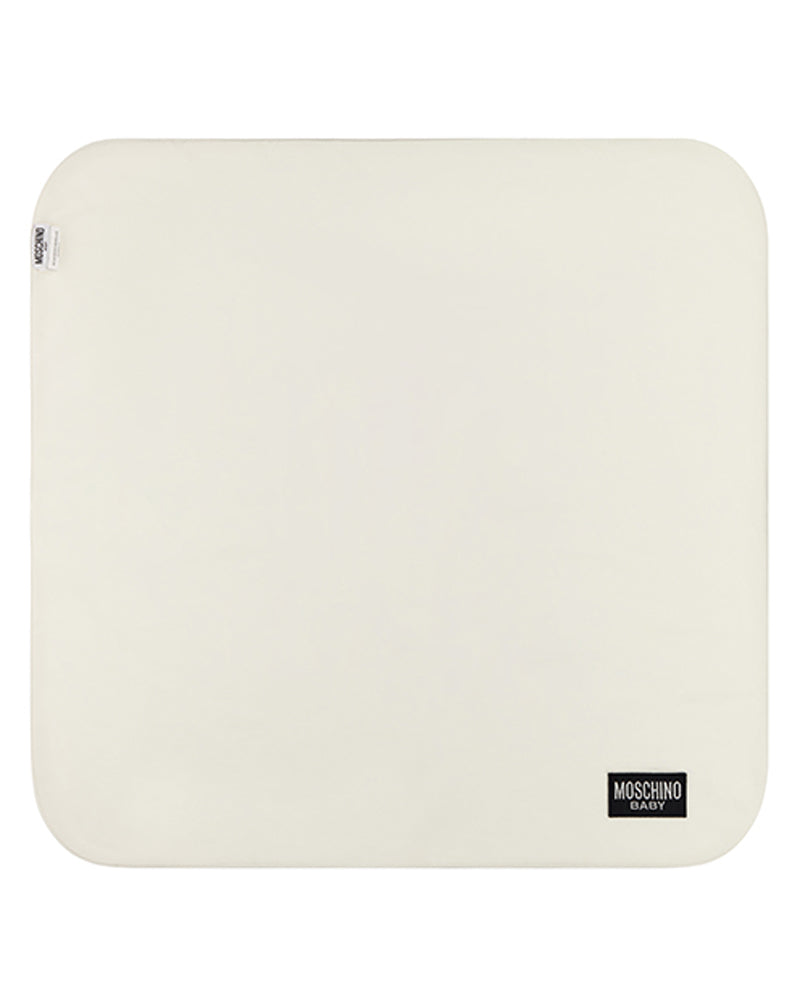 
  
    Moschino
  
 Baby Ivory Cotton Bear Blanket