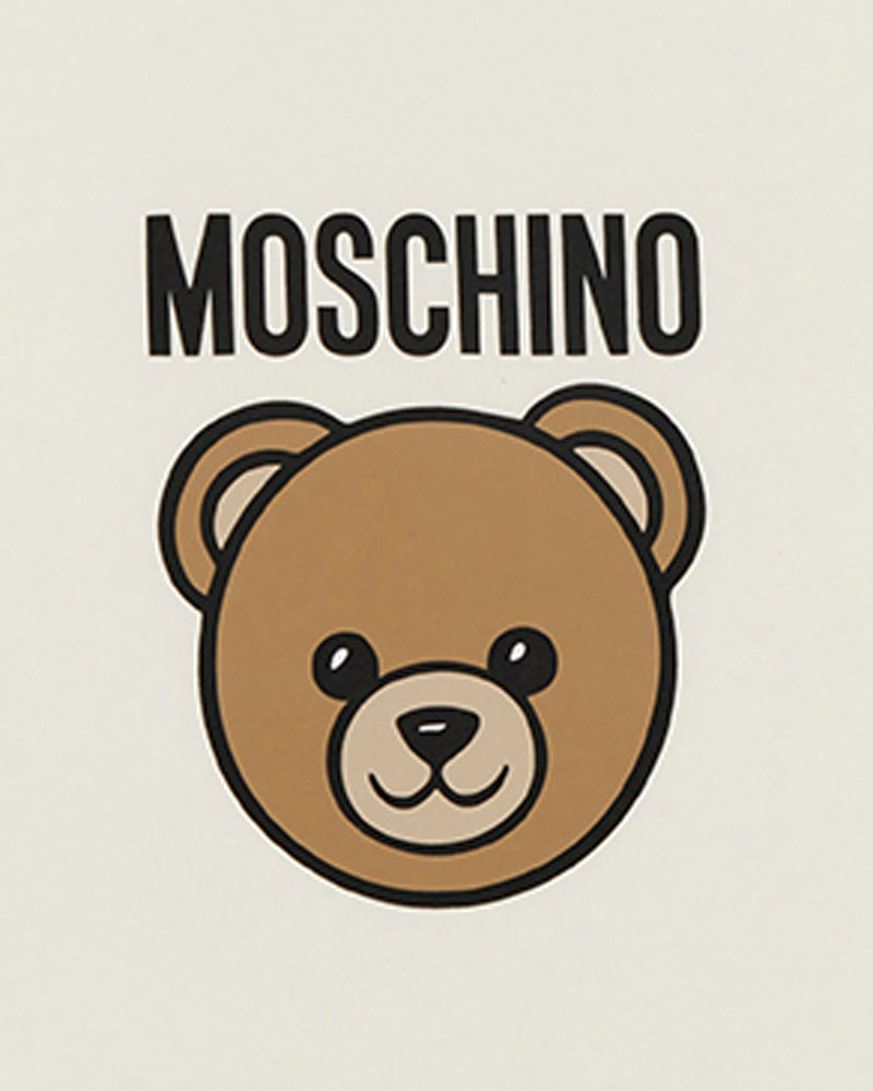 
  
    Moschino
  
 Baby Ivory Cotton Bear Blanket