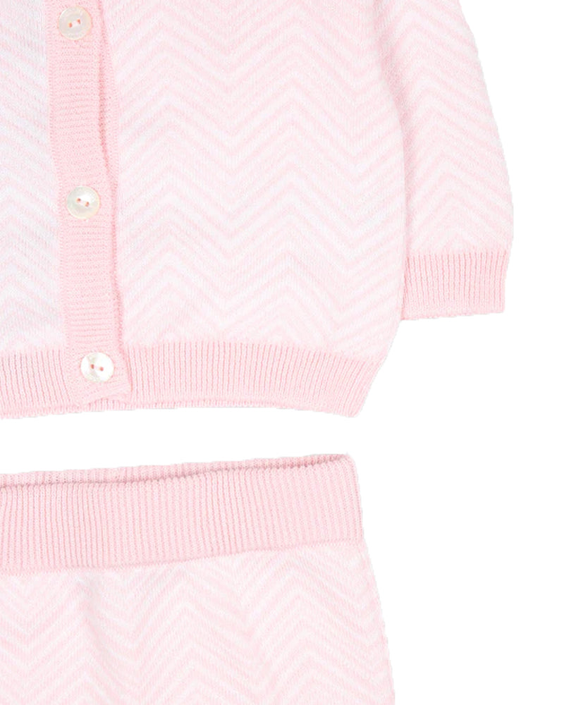 Baby Girls Pink 3 Peice Outfit Set