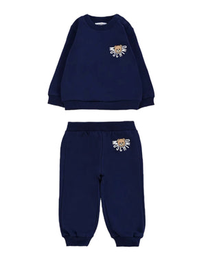 
  
    Moschino
  
 Baby Boys Navy Bear Logo Tracksuit