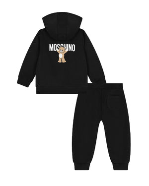 
  
    Moschino
  
 Baby Boys Black Logo Bear Tracksuit