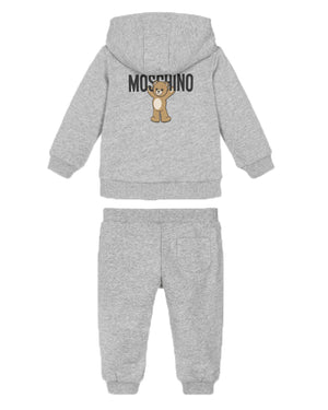 
  
    Moschino
  
 Baby Grey Bear Logo Tracksuit
