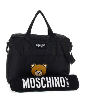 
  
    Moschino
  
 Baby Black Nylon Change Bag