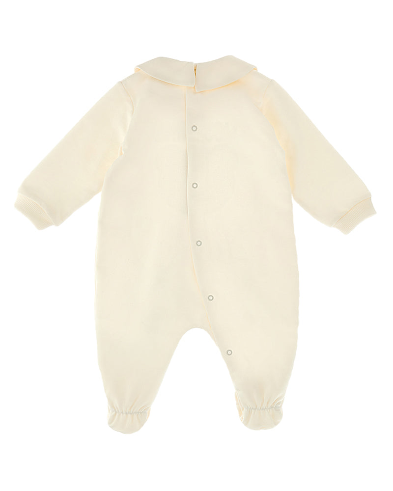 Baby White Teddy Onesie