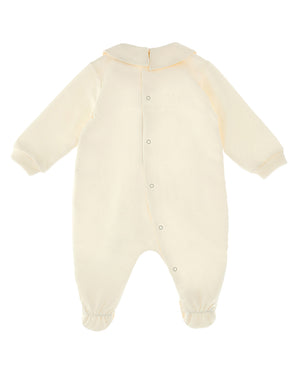 
  
    Moschino
  
 Baby White Teddy Onesie