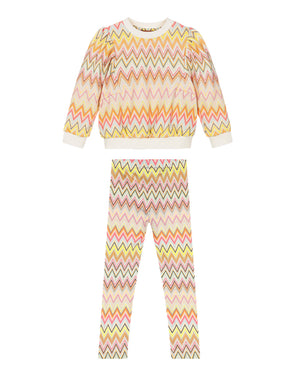 
  
    Missoni
  
 Girls Multi/Print Sweater & Legging Set