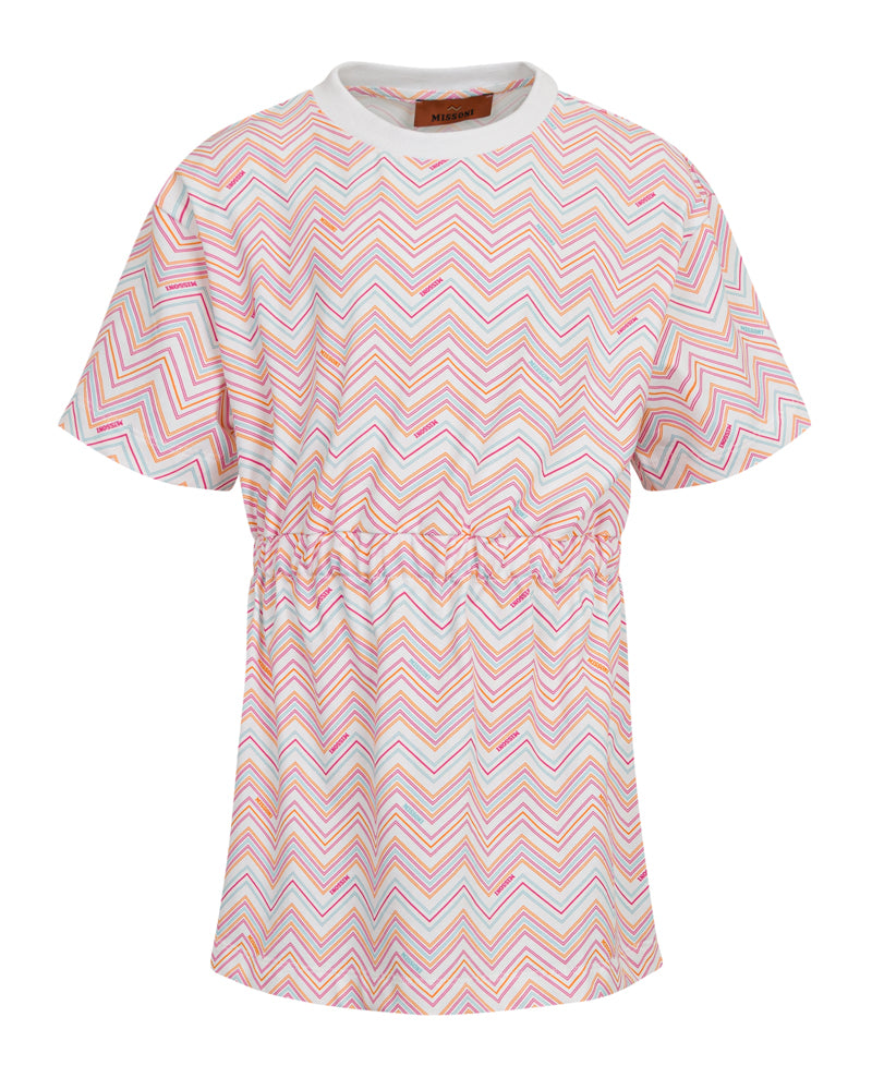 Girls Multi/Print Chevron Dress