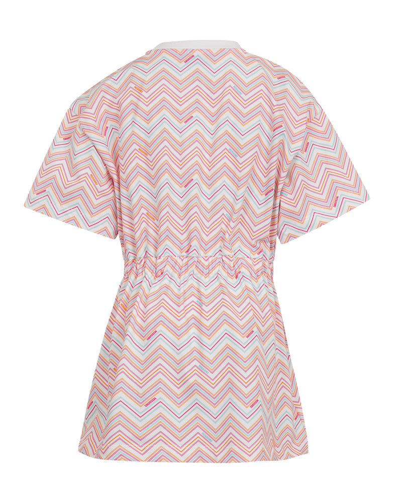 Girls Multi/Print Chevron Dress