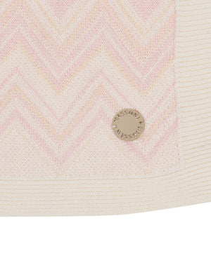 
  
    Missoni
  
 Baby Girls Pink Zigzag Knit Blanket