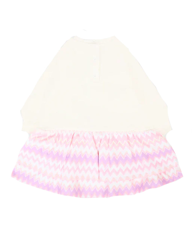 Baby Girls Multi/Print Logo Sweater Dress