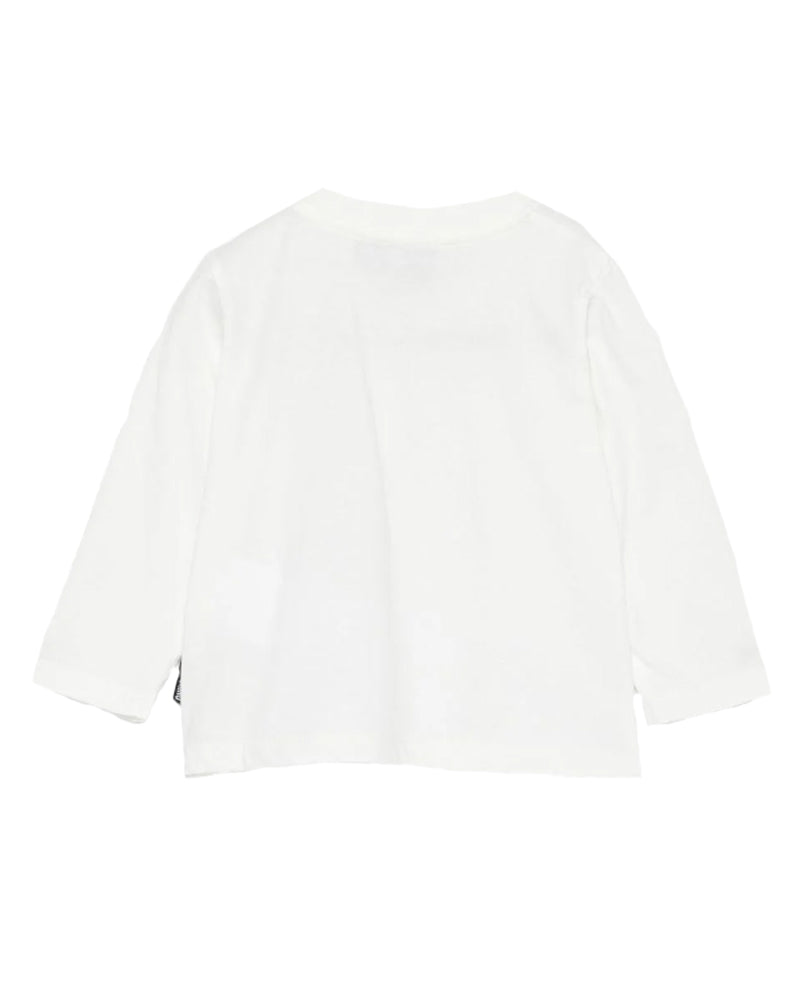 
  
    Moschino
  
 Baby Ivory Bear Patch Top