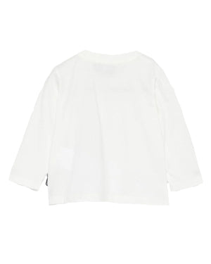 
  
    Moschino
  
 Baby Ivory Bear Patch Top