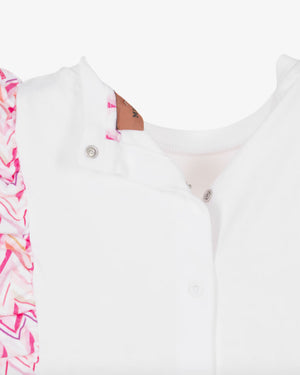 
  
    Missoni
  
 Baby Girls Pink Chevron Jersey Dress