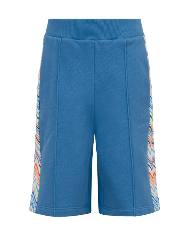 
  
    Missoni
  
 Boys Blue Cotton T-Shirt & Short Set