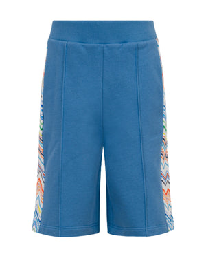 
  
    Missoni
  
 Boys Blue Cotton T-Shirt & Short Set
