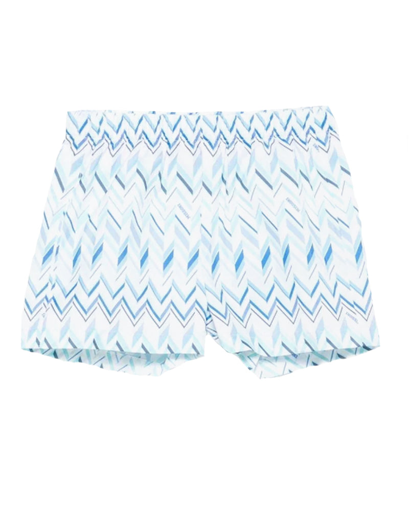 
  
    Missoni
  
 Baby Boys Blue Chevron Swim Shorts