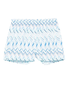 
  
    Missoni
  
 Baby Boys Blue Chevron Swim Shorts