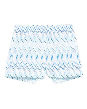 
  
    Missoni
  
 Baby Boys Blue Chevron Swim Shorts