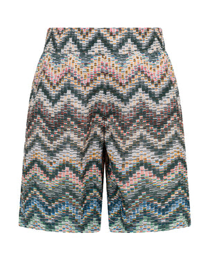 
  
    Missoni
  
 Boys Multi/Print Chevron Swim Shorts