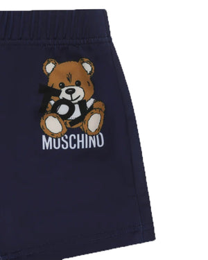 
  
    Moschino
  
 Baby Boys Navy Swim Shorts