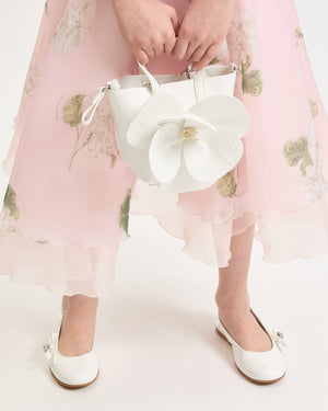 
  
    Monnalisa
  
 Girls White Flower Bag