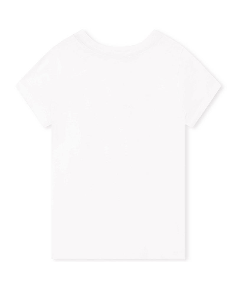 Girls White Logo T-Shirt