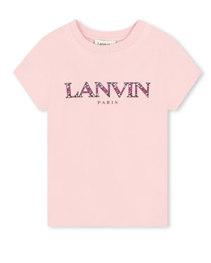 
  
    Lanvin
  
 Girls Pink Logo T-Shirt