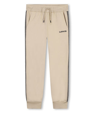 
  
    Lanvin
  
 Boys Beige Track Pants